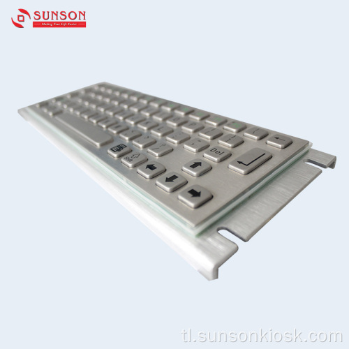 Hindi tinatagusan ng tubig Vandal Keyboard para sa Impormasyon Kiosk